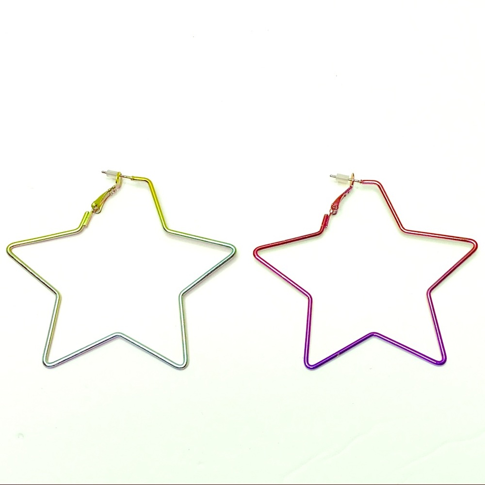 Ombré Star Shape Earrings